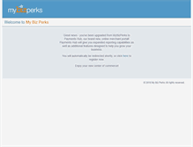 Tablet Screenshot of mybizperks.com